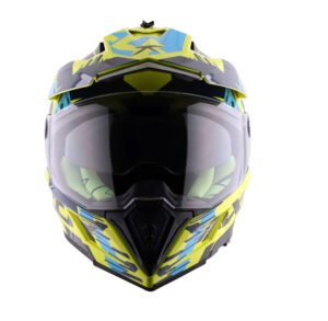 Vista 10 de Casco Axor X1 Cross Gráfico Doble Visor